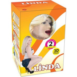 My Keyf Linda Real Love Şişme Manken Şişme Kadın 3D Yüz Sesli Titreşimli 3 Işlevli 2000 gr