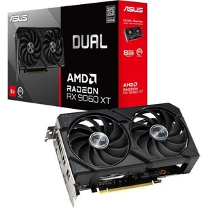 Asus Dual-RX9060XT-8G AMD-Radeon-RX 9060 XT-8G 8GB GDDR6 128bit HDMI 2x DP-Ekran Kartı
