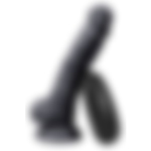 Xise XS 17 cm Vantuzlu Titreşimli Realistik Vibratör Zenci Penis Dildo
