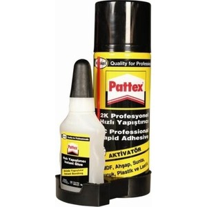 Pattex Hızlı Yapıştırıcı 2K 400 ml + 70 ml Şeffaf Renkli Yapıştırıcı 100