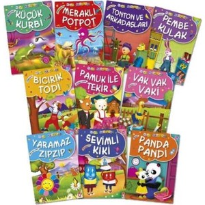 Timaş Çocuk Mini Masallar 1 10 Kitap Set Müjgan Şeyhi Ciltsiz Yayın