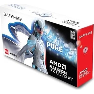Ism Prime Prime Sapphire Pure AMD Radeon™ RX 9070 XT Gaming OC 16GB Dual HDMI/dual Dp