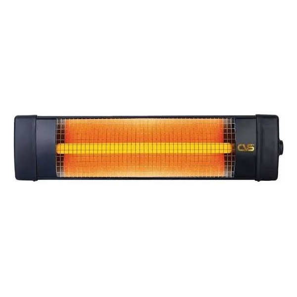 CVS Dn 3002 2500 Watt Elektrikli Infrared Isıtıcı Duvar Tipi Kullanım İçin Şık Siyah
