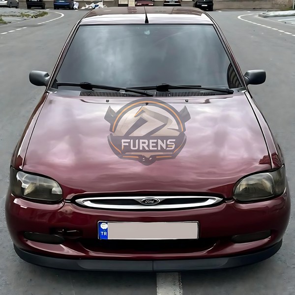 Furens Ford Escort 1993-2003 Uyumlu H Lip Esnek Ön Lip 2 Parça Karlık Ön Ek Tampon Altı Dil