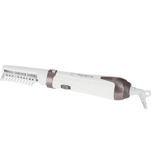 Rowenta Tefal Premium Care 2 Kademeli Seramik Kaplama Saç Fırçası 38 Mm İyon Özelliği İle Beyaz