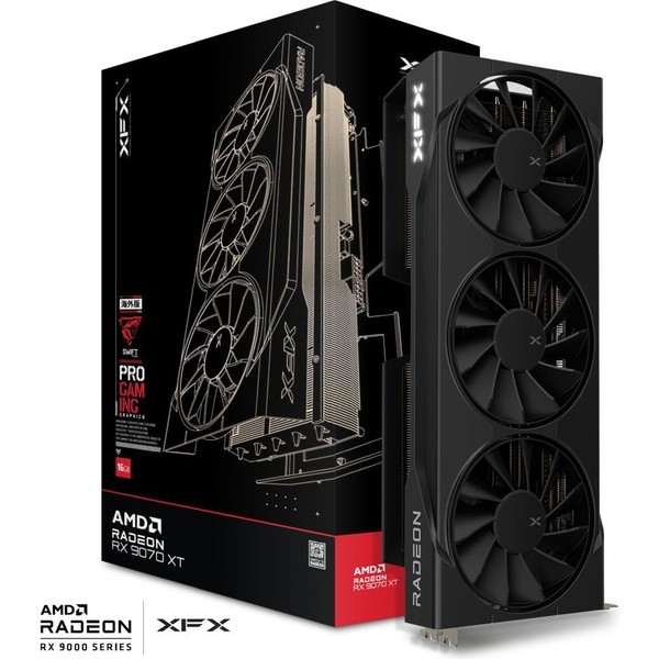 XFX Swift AMD Radeon RX 9070 XT Triple Fan Gaming Edition With 16GB Gddr6 HDMI 3 Fan Ekran Kartı