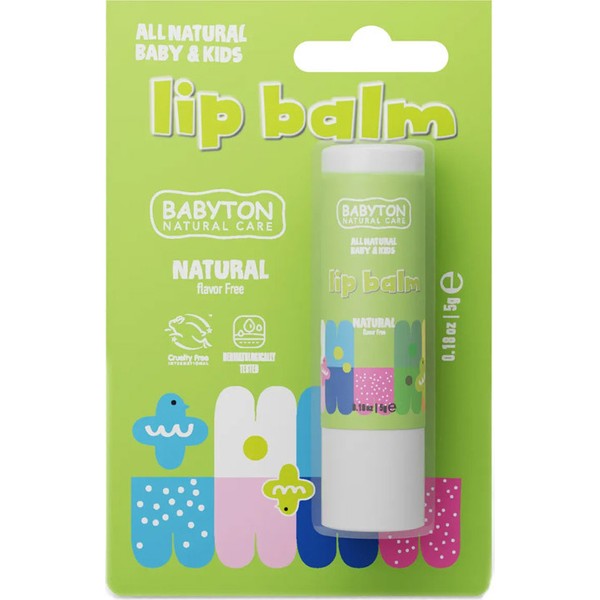 Babyton Bebek ve Çocuklar Için Doğal Dudak Koruyucu Balm Naturel