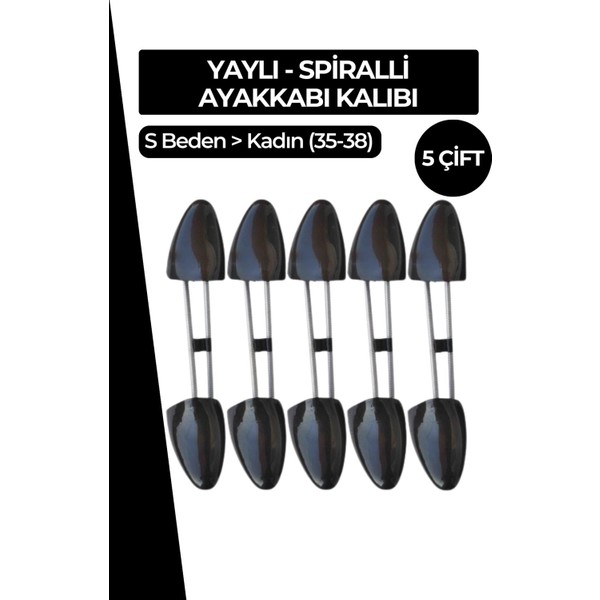 Comfy 5 Çift Comfy Yaylı Ayakkabı Kalıbı 35-38 Kadın