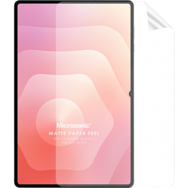 Microsonic Samsung Galaxy Tab S11 Ultra Paper Feel Kağıt Dokulu Mat Ekran Koruyucu