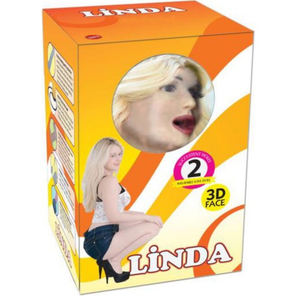 My Keyf Linda Real Love Şişme Manken Şişme Kadın 3D Yüz Sesli Titreşimli 3 Işlevli 2000 gr