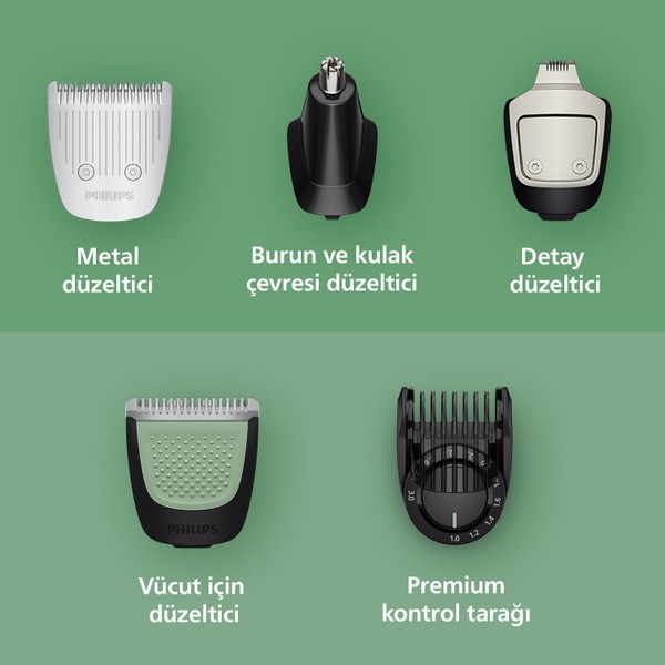 Philips 7000Serisi 13İn1, Erkek Bakım Seti,Yüz/Saç/Vücut/Sakal Tıraş Makinesi, Islak&Kuru,