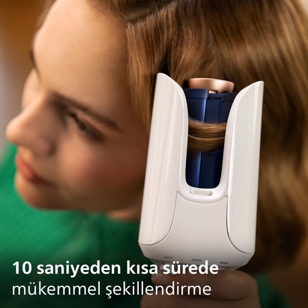 Philips Wavepro Otomatik Saç Maşası Seramik Malzeme İle 3 Isı Kademesi Ve İyonik Bakım Özelliği