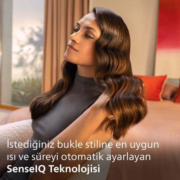 Philips Wavepro Otomatik Saç Maşası Seramik Malzeme İle 3 Isı Kademesi Ve İyonik Bakım Özelliği