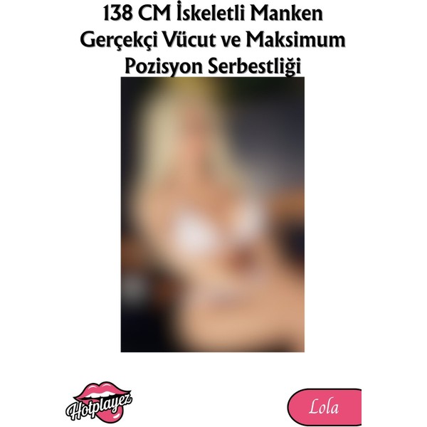 Hotplayez 138 cm Iskeletli Manken Gerçekçi Vücut ve Maksimum Pozisyon Serbestliği