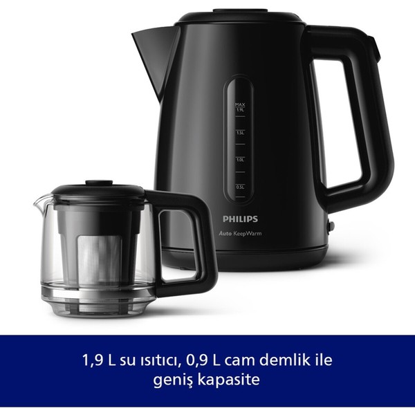 Philips 3 Lü Çeyiz Seti (Hd6301/90 Tost Makinesi + Hd7301/00 Çay Makinesi + Hr2695/01 Blender