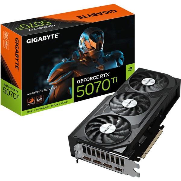 Gigabyte GeForce RTX 5070 Ti Windforce GV-N507TWF3OCV2-16GD GDDR7 16G 256 Bit Gaming Ekran Kartı