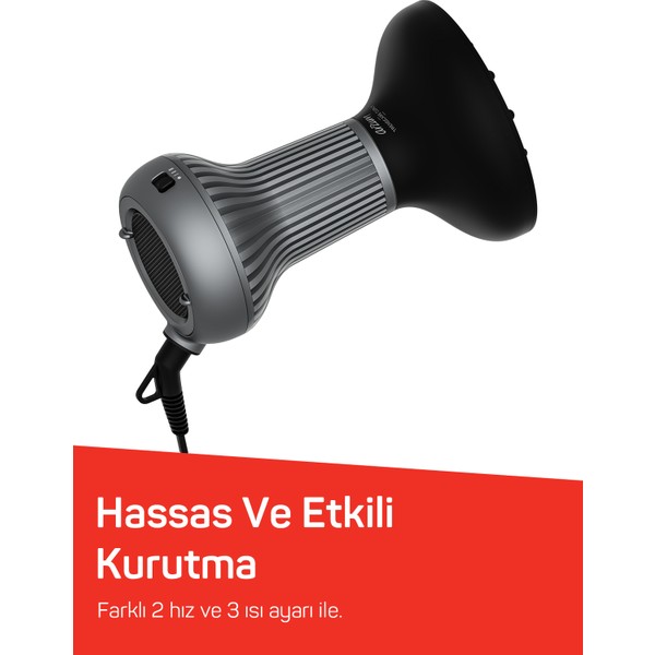 Arzum Ar5124 Trendcare Curly 800W Saç Kurutma Makinesi, Difüzör Başlıklı, Bukle