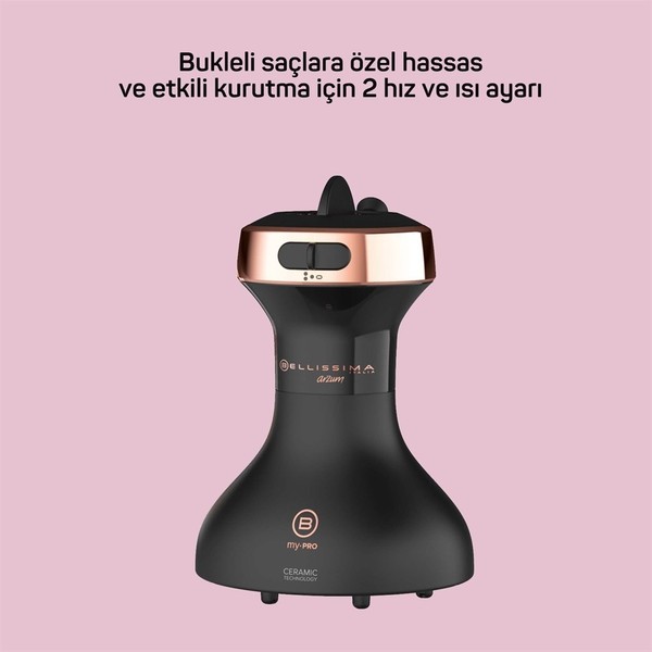 Arzum Ar5086 Bellissima Diffon Ceramic 700 W Saç Kurutma Makinesi - Siyah 2 Hız Ayarı Ve