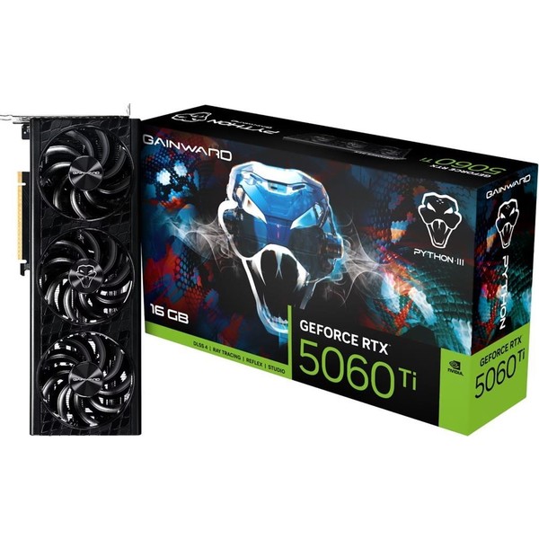 Gainward GeForce RTX 5060 Ti Python III 16GB GDDR7 128 Bit Gaming Ekran Kartı