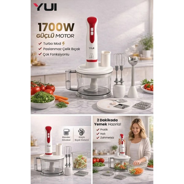  Yui M53 Multiblender 1700W Paslanmaz Çelik 1.5L