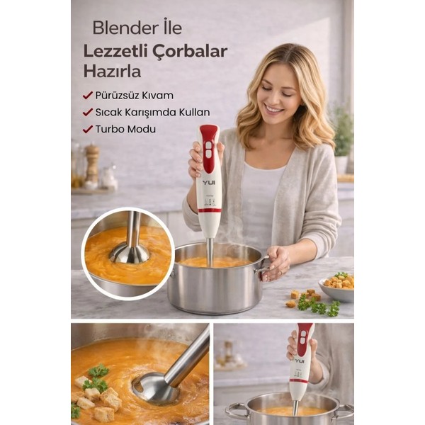  Yui M53 Multiblender 1700W Paslanmaz Çelik 1.5L