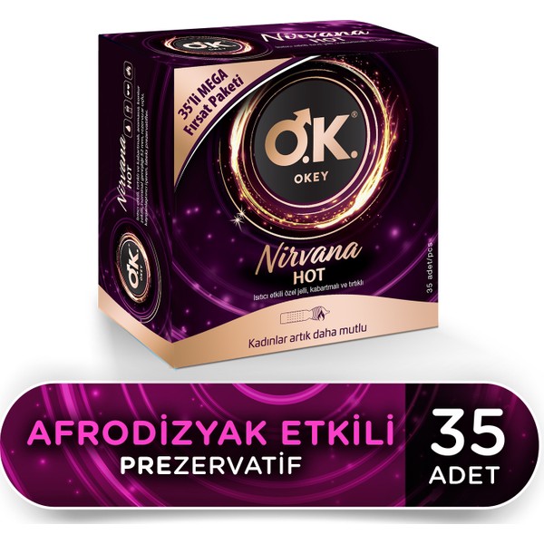 Okey Nirvana 35'li Prezervatif Avantaj Paketi
