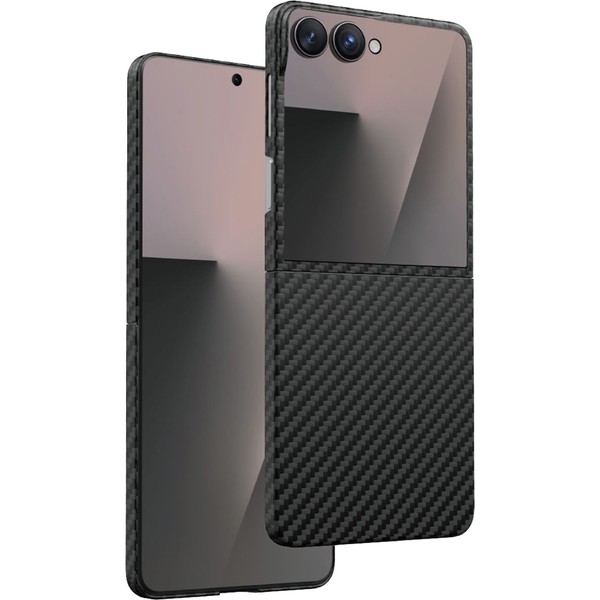Keephone Samsung Galaxy Z Flip 8 Uyumlu Kevlar Kılıf Diago Magsafe 0 5 Süper Ince Aramid Karbon Fiber