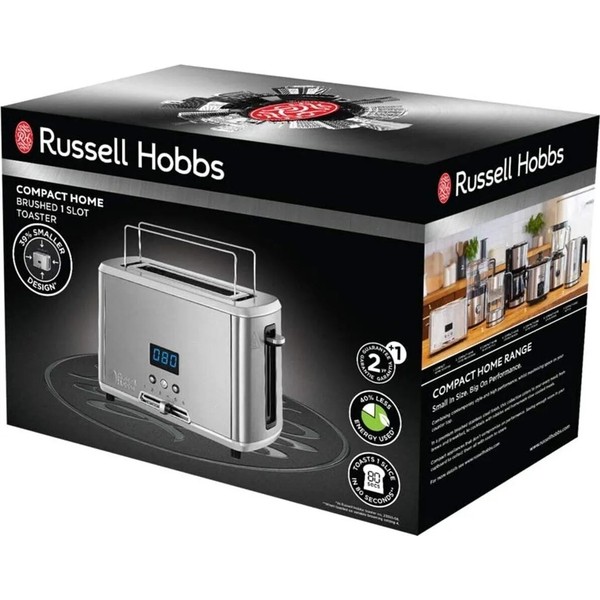 Russell Hobbs Compact Home Ekmek Kızartma Makinesi 1420 W 2 Dilim Kapasitesi İle Durdurma