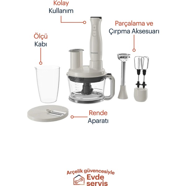 Grundig Rhb 1410 B 1500 Watt Blender