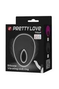 Leten Pretty Love Trap Medikal Silikon Vibratörlü Penis Halkası Bı-210140