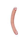 Meyrabest Esnek Yapıda Bükülebilir Shequ Grove 33 Cm Flexible Esnek Lezbiyen Çift Taraflı Penis
