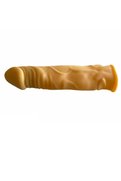 Erox Ten Dokusu  Dolgulu Realistik Penis Kılıfı 7 Cm