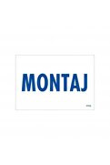 Ethab Ticaret Montaj Uyarı Levhası 17,5X25 Kod1772