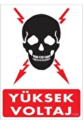 Ethab Ticaret Yüksek Voltaj Uyarı Levhası 25X35 Kod1100