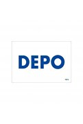 Ethab Ticaret Depo Uyarı Levhası 17,5X25 Kod1673