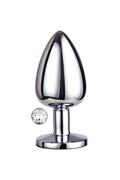 Erox Medium White Anal Play Jewellery Anal Metal Plug