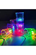 Ethab Ticaret Renkli Led Parlayan Fiber Optik Glow Işıklı Bardak 1 Adet