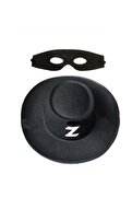 Ethab Ticaret Zorro Şapka Maske Set Yetişkin