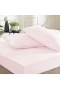 STOREMAX Pamuk Rf Düz Basic Çarşaf Pudra Çift Kişilik 842385