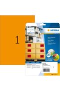 STOREMAX jptrShop 5149 Renkli Etiketler Neon Turuncu, 20 Yaprak, 210 x 297 mm, 1 Adet A4 Yaprak, 20 Adet, Ken
