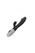 Erox En Çok Tercih Edilen 30 Modlu Şarjlı G-Spot Siyah Dildo Rabbit Vibratör