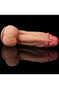 Meyrabest Gerçek Ten Hissi Sağlayan Yumuşak Dokulu Güçlü Vantuzlu 25 Cm Belden Bağlamalı Penis