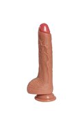 Meyrabest Dildo Series Harding 22 Cm Çift Katmanlı Belden Bağlamalı Penis