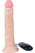 Meyrabest 10 Farklı Mod Ile Çalışan Güçlü Vantuzlu Kemer Ile Uyumlu 15 Cm Realistik Titreşimli Penis+Jel