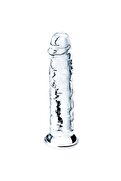 Meyrabest Esnek Ve Bükülebilir 18 Cm Şeffaf Görünümlü Anal Ve Vajinal Kullanılabilir Jel Dildo