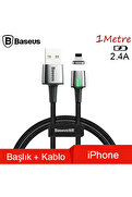 CepteToptan Zinc Magnetic Usb Kablo Şarj İPhone 14-13-12-11 1Metre-(1903) - DROPX6103-1446