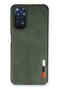 CepteToptan Xiaomi Redmi Note 11 Kılıf Loop Deri Silikon - Yeşil - DROPX3680-3836