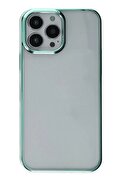 CepteToptan iPhone 14 Pro Max Kılıf Element Silikon - Yeşil - DROPX1154-1287