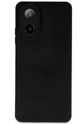 CepteToptan Oppo A38 Kılıf Nano içi Kadife Silikon - Siyah - DROPX9410-7166