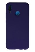 CepteToptan Huawei P20 Lite Kılıf Nano içi Kadife Silikon - Mor - DROPX6295-7632